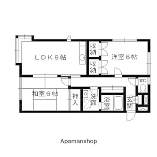 エクセレント永和台【106号室】の間取り