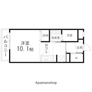 コンフォート永和台Ⅲ【203号室】の間取り