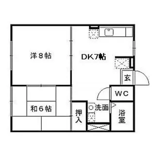 スカイハイツ【122号室】の間取り