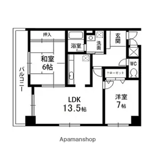 プライムエステート泉中央【304号室】の間取り