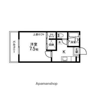 ディアコートⅢ【102号室】の間取り