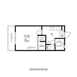 モデルンみずほ台Ⅶ【102号室】の間取り