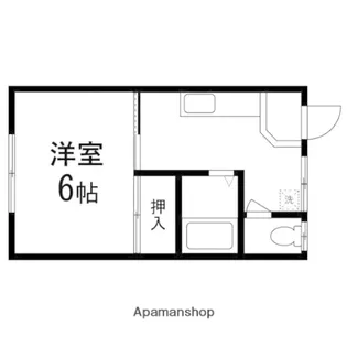 コーポ村上【103号室】の間取り