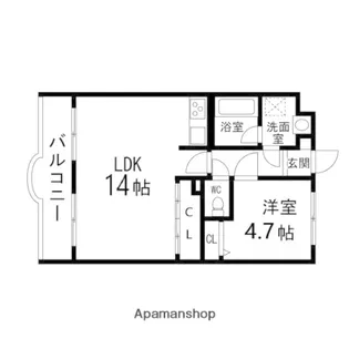 アーバンパレス泉【302号室】の間取り