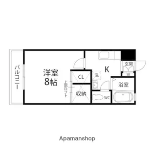 コスモハウス将監【103号室】の間取り