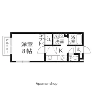 ニューパセオ将監【101号室】の間取り