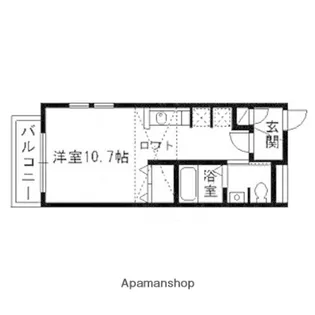 コンフォート永和台Ⅱ【205号室】の間取り