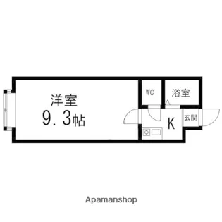 ベルシティイズミ【404号室】の間取り