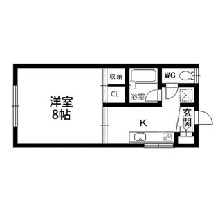 ジュンヌ【101号室】の間取り