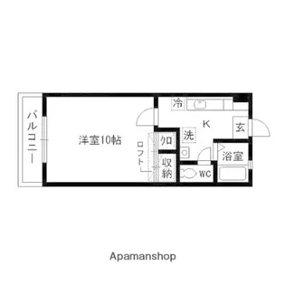 エル・バイ・エルⅡ泉ヶ丘【202号室】の間取り