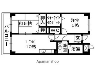 エスポワール栗原【3階】の間取り