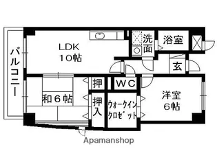 エスポワール栗原【3階】の間取り
