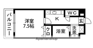 サンパティーク泉中央【3階】の間取り