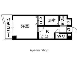 サンパティーク泉中央【3階】の間取り