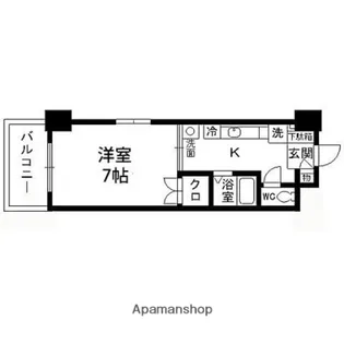 ベルボア【310号室】の間取り
