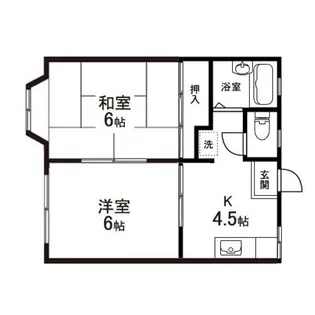 ヒルコート泉【102号室】の間取り