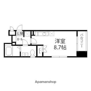 コンフォート上杉【0603号室】の間取り