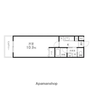 カーサヴェルデ春日町【0502号室】の間取り