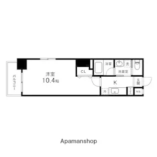 カーサヴェルデ春日町【0904号室】の間取り