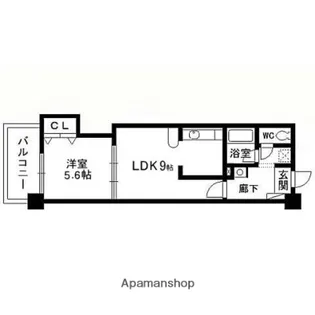 グランシャリオⅠ【505号室】の間取り