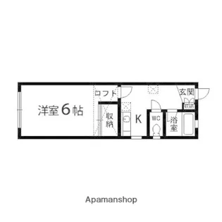 カーサM&M39【101号室】の間取り