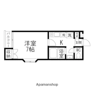 Mヒルズ小田原【107号室】の間取り