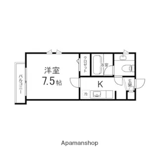 GRANDEシエナ本町【0405号室】の間取り