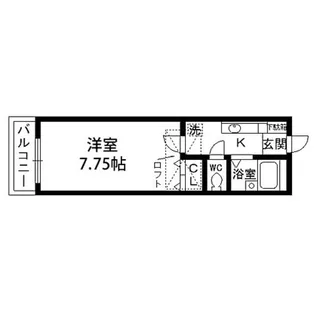 メゾンマロニエ【202号室】の間取り