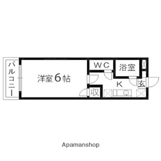 アクティブパレス百合ヶ丘C7【13号室】の間取り