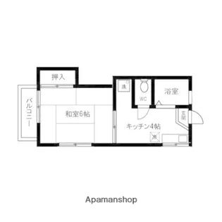 第一コーポいとう【201号室】の間取り