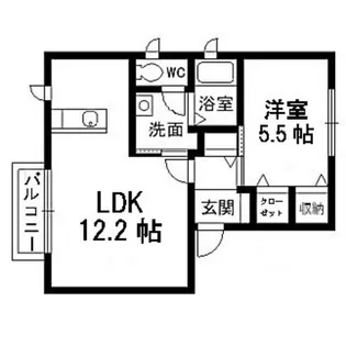 グランヒル将監【101号室】の間取り