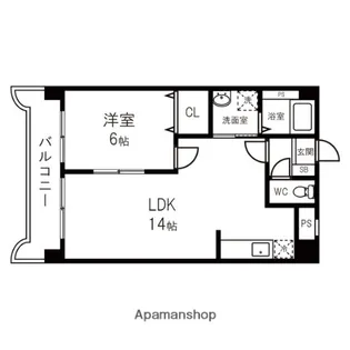 アルトハイム不忘【202号室】の間取り