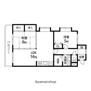 ジュールガーデン【303号室】の間取り