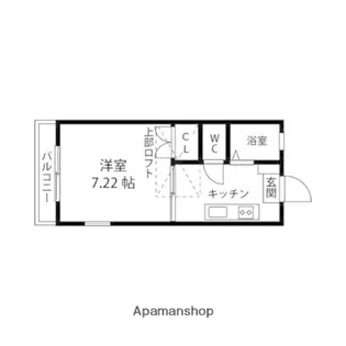 シャトルK【101号室】の間取り