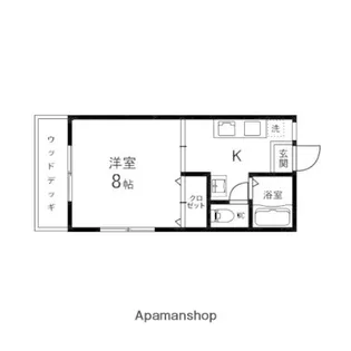 マーブルコート【101号室】の間取り