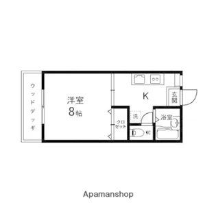 マーブルコート【102号室】の間取り