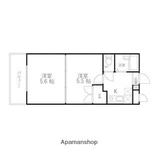 2Kの間取り画像