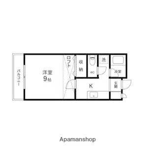 コートヴィラA棟【202号室】の間取り