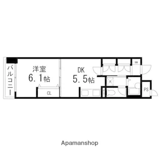 プリミエール高松【109号室】の間取り