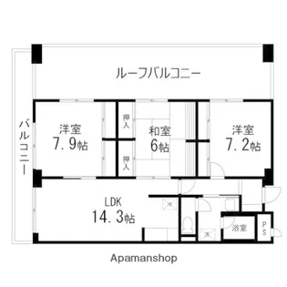 プリミエール高松【401号室】の間取り