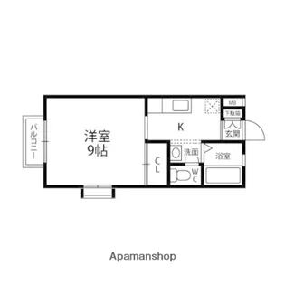 TARA BLANCHE【101号室】の間取り