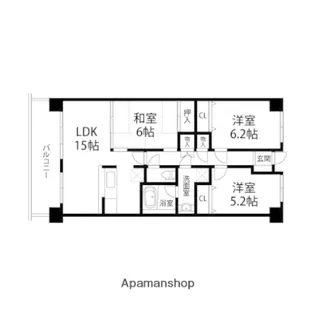 セレクト泉中央【402号室】の間取り