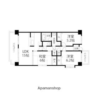 セレクト泉中央【101号室】の間取り