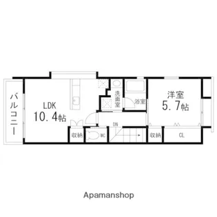 ブロッサム・アベニュー【203号室】の間取り