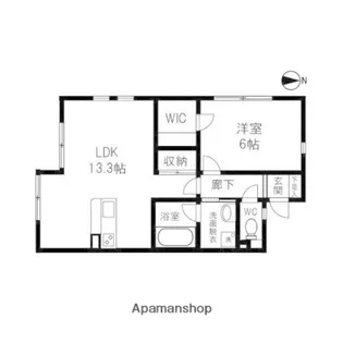 ブロッサム・アベニューⅡ【103号室】の間取り