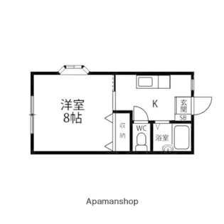 ハイツジョイⅡ【103号室】の間取り