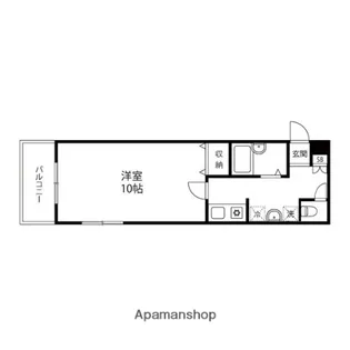 第3TASビル【103号室】の間取り