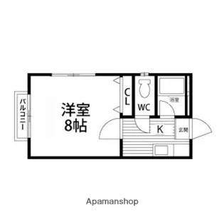 フォルトゥーナA棟【202号室】の間取り