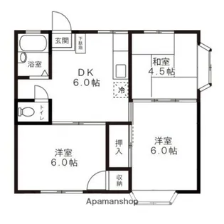 リバーサイドハイツ【101号室】の間取り