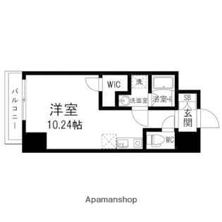 ステラハウス勾当台公園【0604号室】の間取り